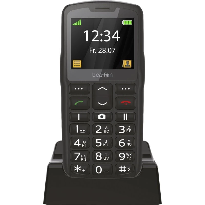 Bea-Fon SL260 GSM med XXL Tal Bluetooth (2,2 tm) Sort/Sølv