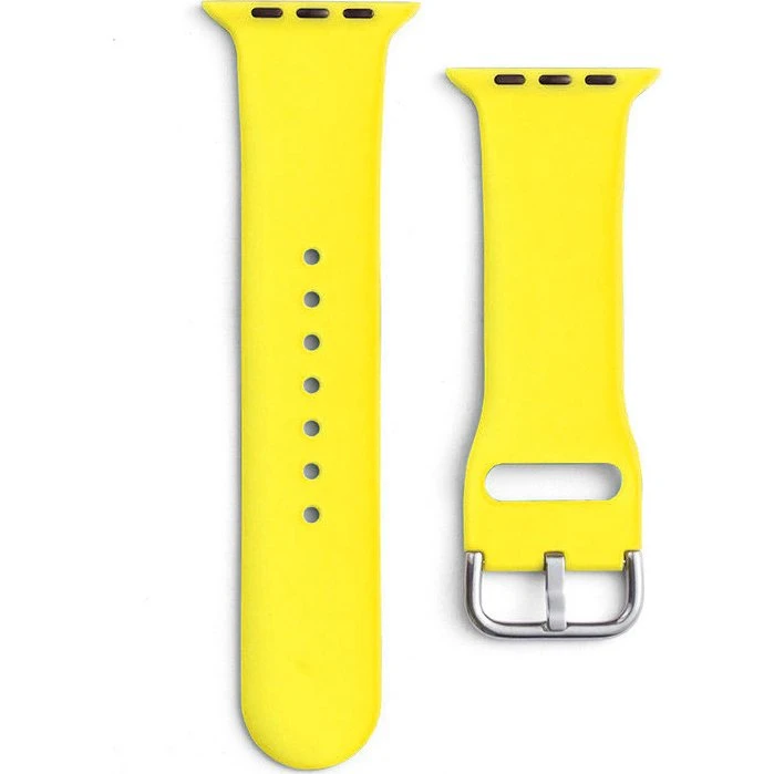 Hurtel Silicone Strap APS, Gul, Apple Watch 38/40/41mm