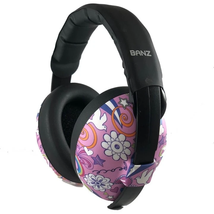 BANZ Peace Pink Høreværn til Børn 0-3 År