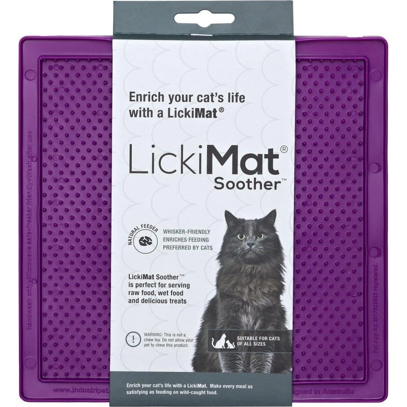 Lickimat Cat Soother Lilla 20x20cm