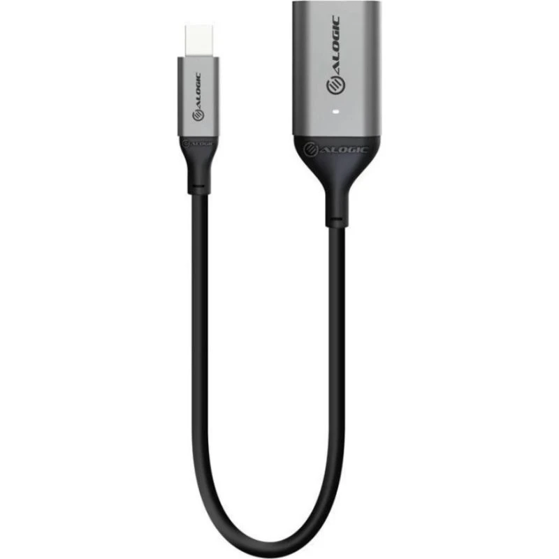 ALOGIC Ultra Mini DisplayPort 1.4 til HDMI Adapter 4K @60Hz, Sort, 20 cm