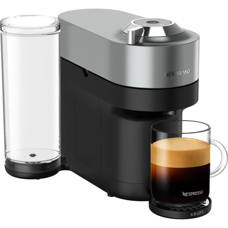 Nespresso Vertuo Pop+ Deluxe Titan, 6 kopstørrelser