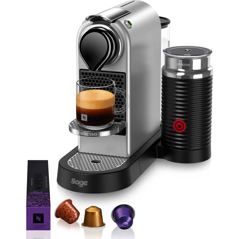 Nespresso by Sage SEC 660 CitiZ & Milk, sølv