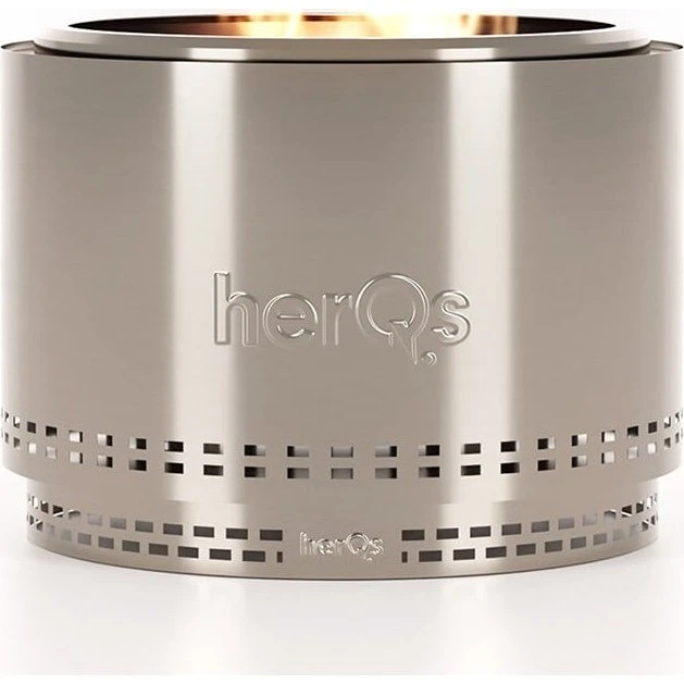 HerQs Chief Smokeless FirePit HERQS907, 68x43cm, rustfrit stål