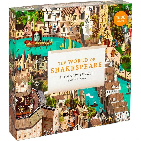 Laurence King The World of Shakespeare Puslespil, 1000 brikker