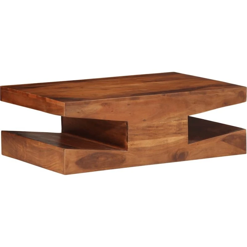 vidaXL Sofabord 90x60x30 cm massivt akacietræ