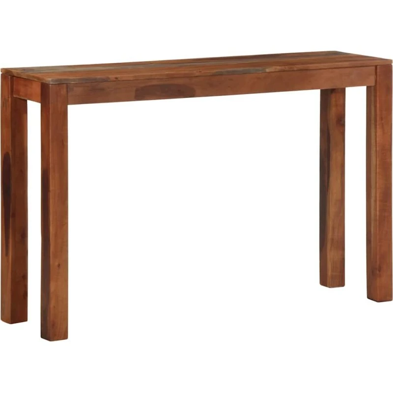 vidaXL Konsolbord 120x30x76 cm i Massivt Akacietræ