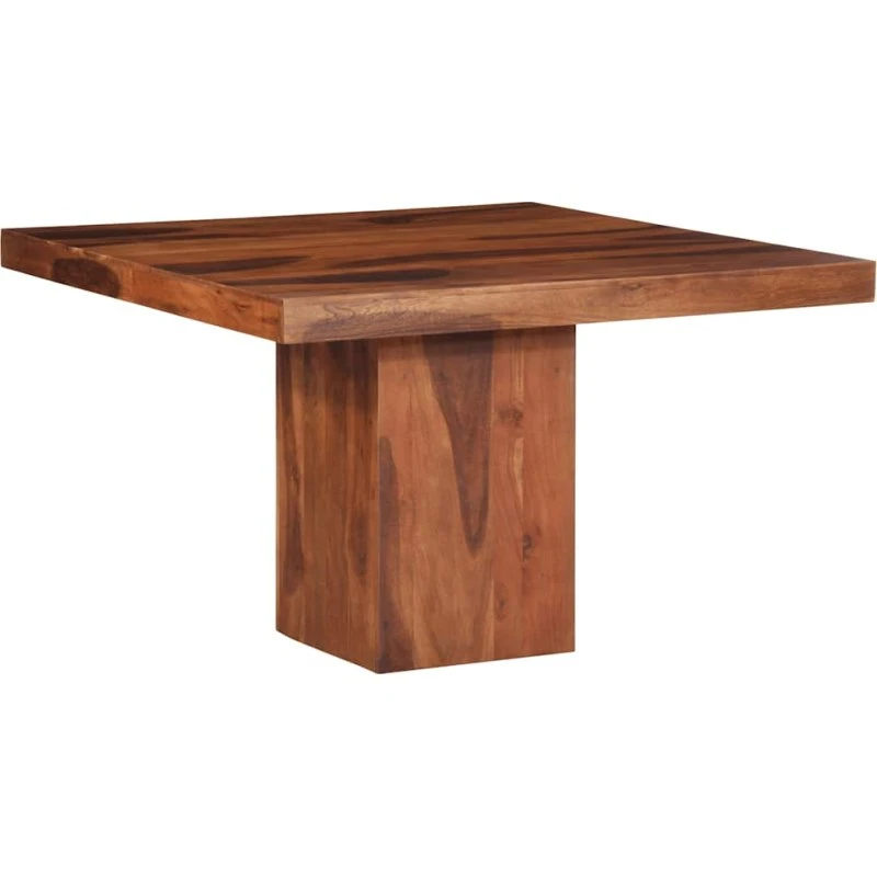 vidaXL Spisebord 120x120x77 cm massivt akacietræ