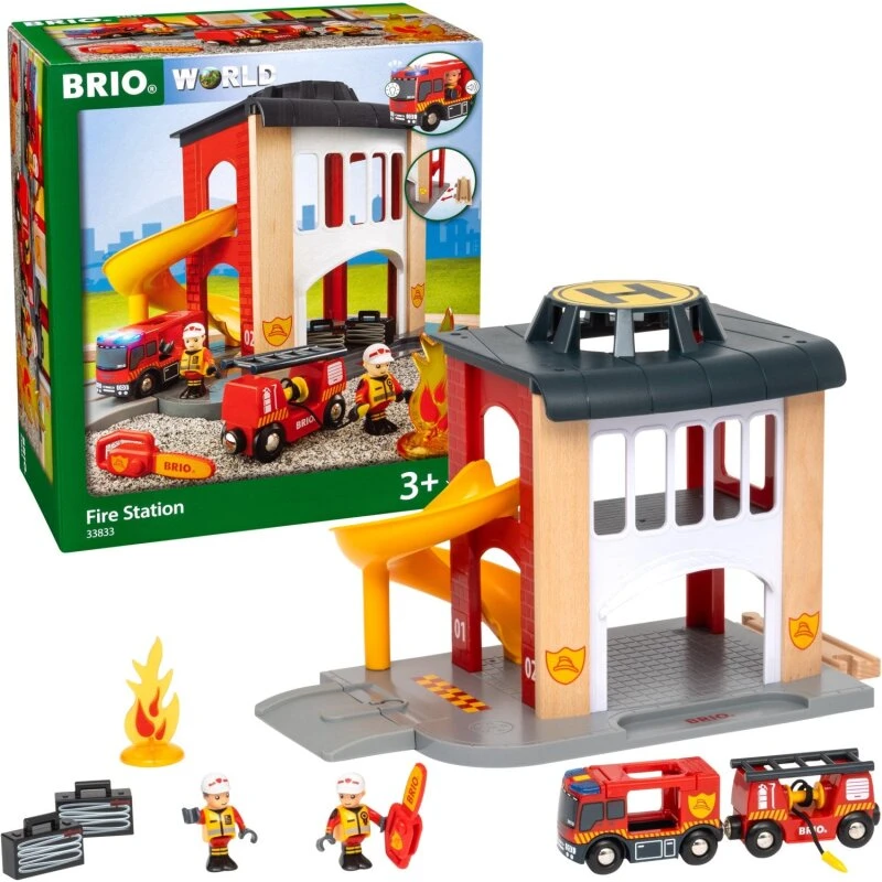 BRIO 33833 Brandstation (39×34×19 cm)