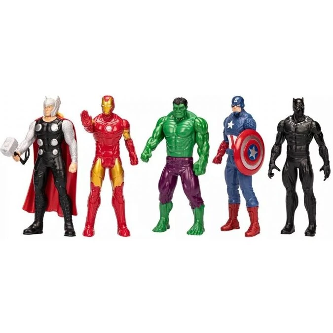 Marvel Avengers 5-pak actionfigurer (15 cm) – Thor, Iron Man m.fl.