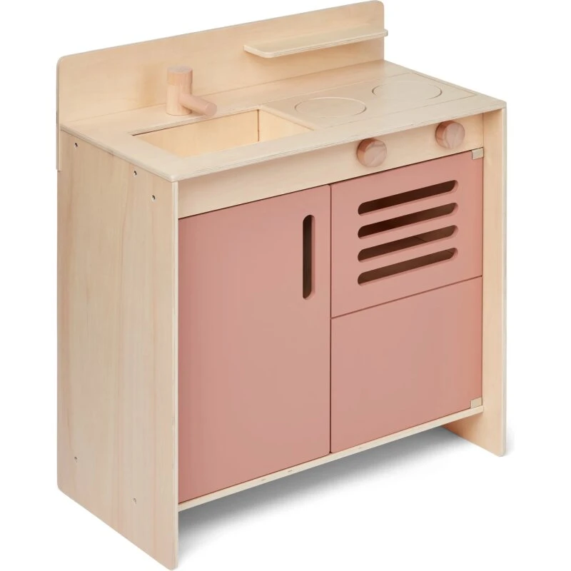 Liewood Mario træ-legekøkken, Tuscany Rose (65×58×29 cm)