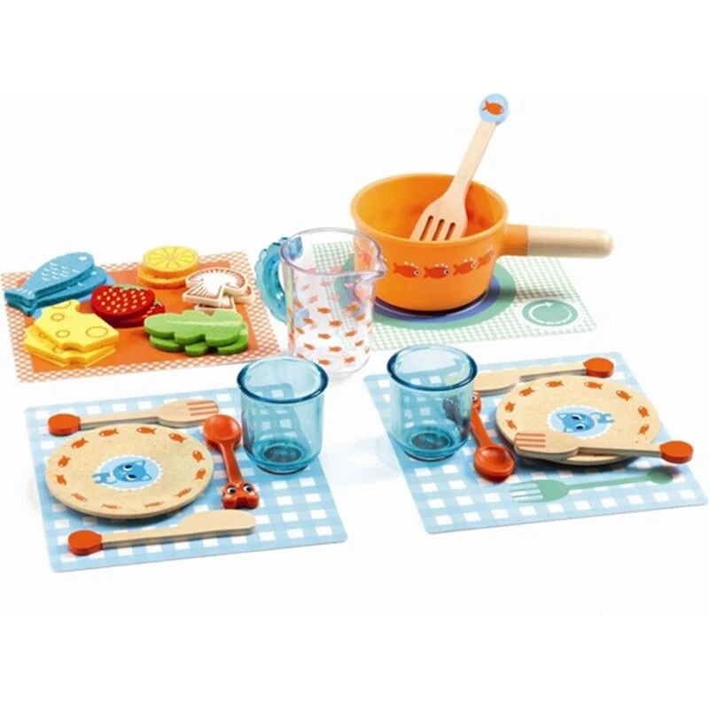 Djeco Legemadssæt "Til bords", 29 dele