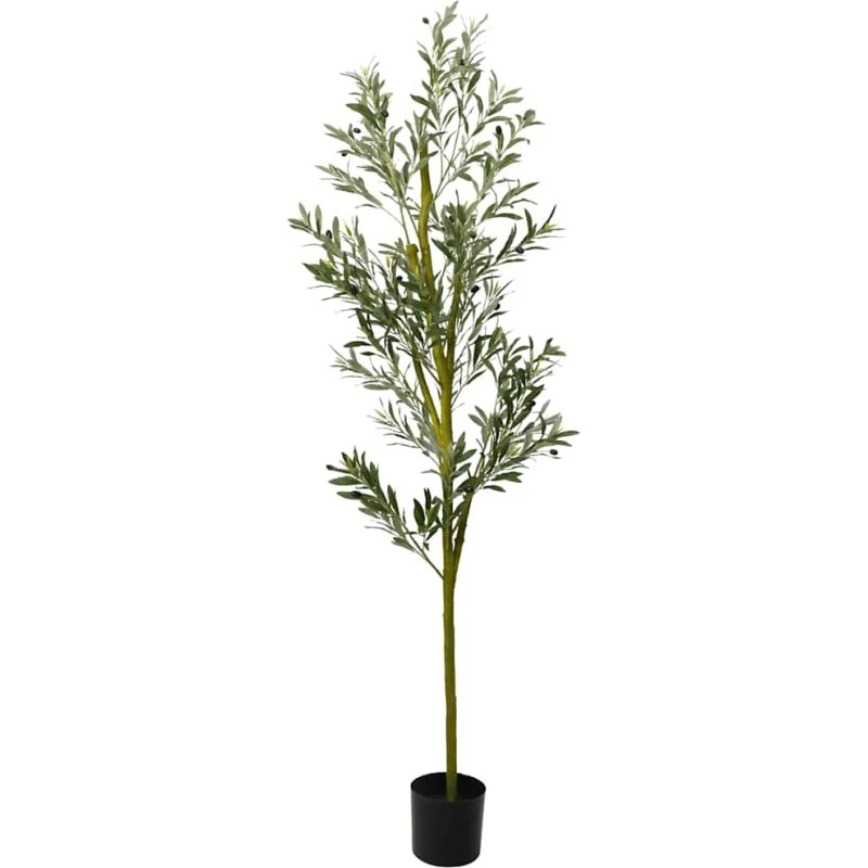 vidaXL Kunstigt Oliventræ 800 Blade 200 cm Grønt
