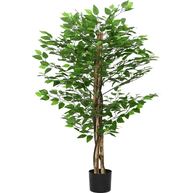 vidaXL Kunstig Ficusplante 788 Blade 120 cm Grøn