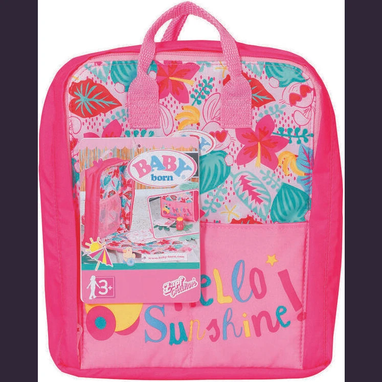 BABY born Ferie Puslerygsæk (junglemønster)