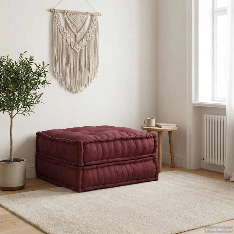 vidaXL modulær sofaenhed 70x70x36 brunrød