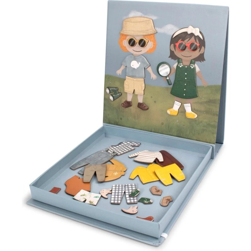 Filibabba Magnetisk påklædningsdukke – Klar til dit eventyr