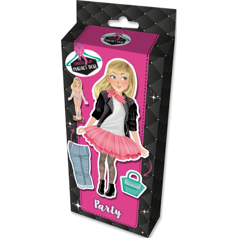 Magnet-påklædningsdukke Party, 30 dele