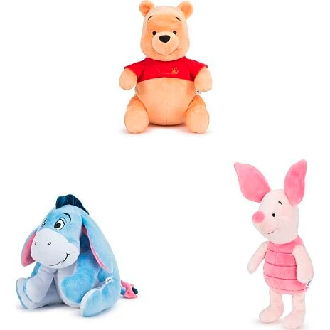 Disney bamse 17 cm – assorteret