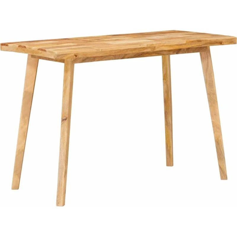 vidaXL Spisebord Naturfarvet 100 x 55 x 75 cm Massivt Mangotræ
