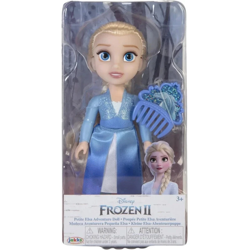 Disney Frozen 2 Petite Elsa-dukke 15 cm (med kam)