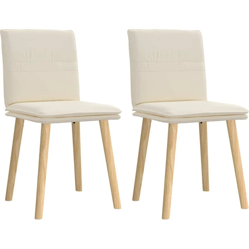 vidaXL Spisebordsstole 2 stk. Linned