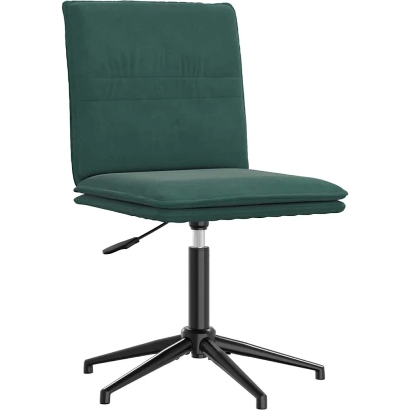 Fløjl Spisebordsstol, Sort