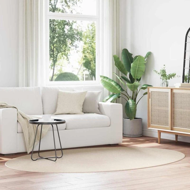vidaXL Områdetæppe HUARTE Beige 160 x 230 cm 100% Polyester