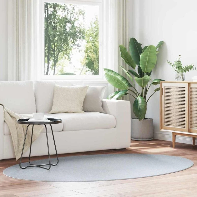 vidaXL Områdetæppe HUARTE Grå 140x200 cm 100% Polyester