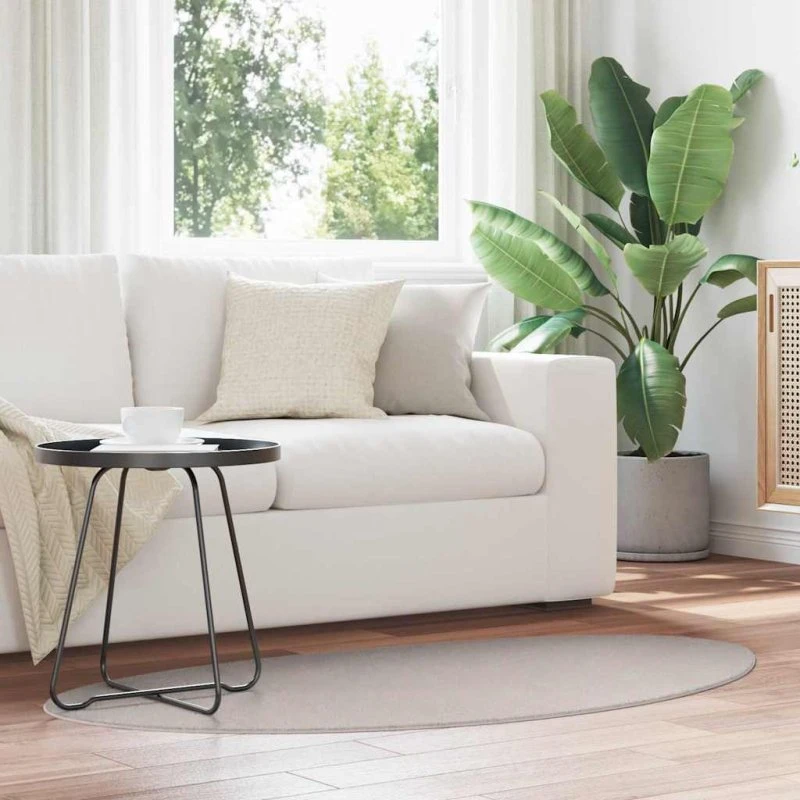 vidaXL HUARTE Sandfarvet Tæppe 80 x 150 cm Polyester
