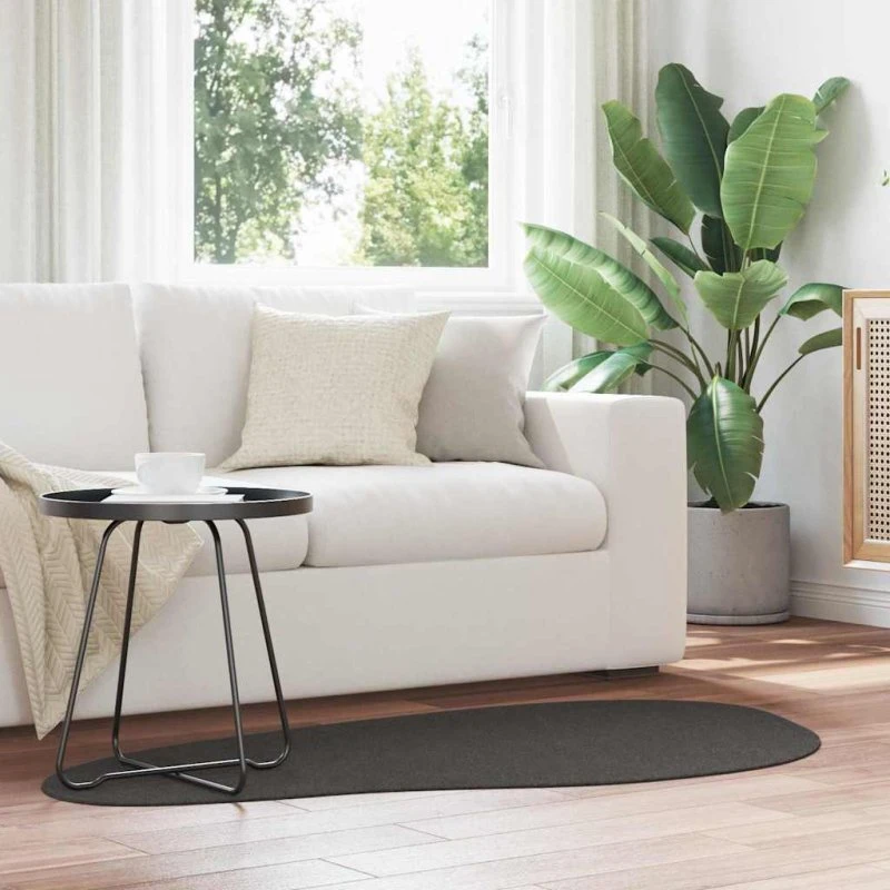 vidaXL HUARTE Antracit 80 x 150 cm Tæppe, Polyester