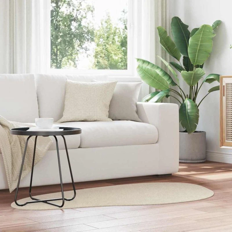 vidaXL HUARTE Beige Tæppe 80x150 cm Polyester