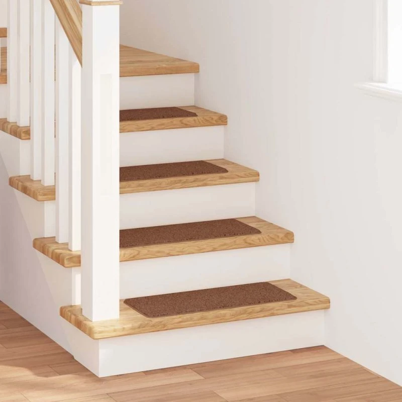 vidaXL Skridsikre Trappemåtter 15 stk Gul 60 x 25 cm PP
