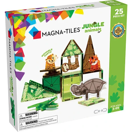 Magna-Tiles magnetisk byggesæt 25 dele – Jungle