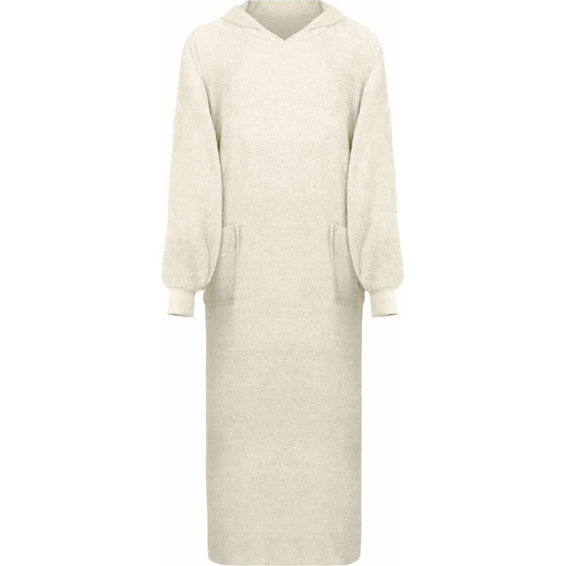 vidaXL Tæppe-hoodie KINN Creme XXL Bomuld