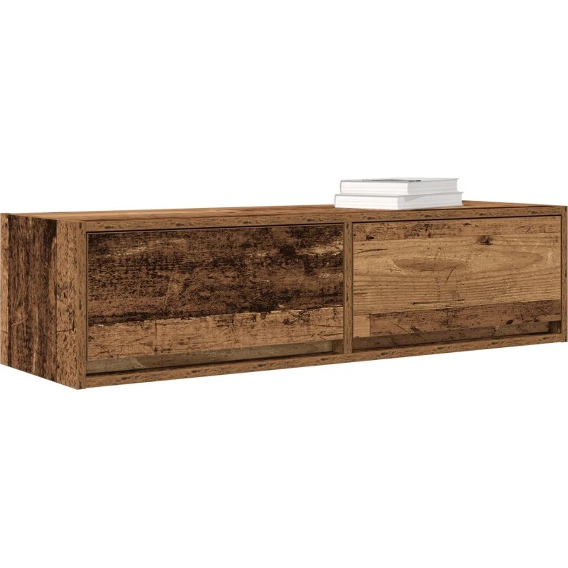 vidaXL TV-skab Gammelt Træ 100 x 31 x 25,5 cm Konstrueret Træ