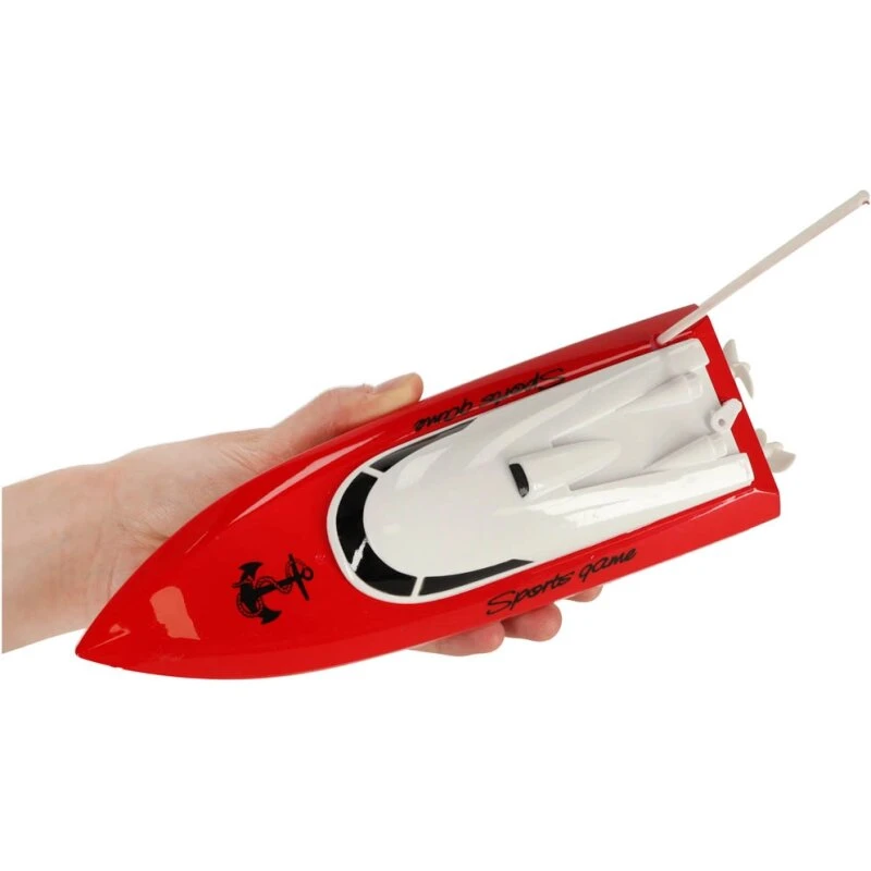 RC CP802 4CH Mini racerbåd – Rød, fjernstyret