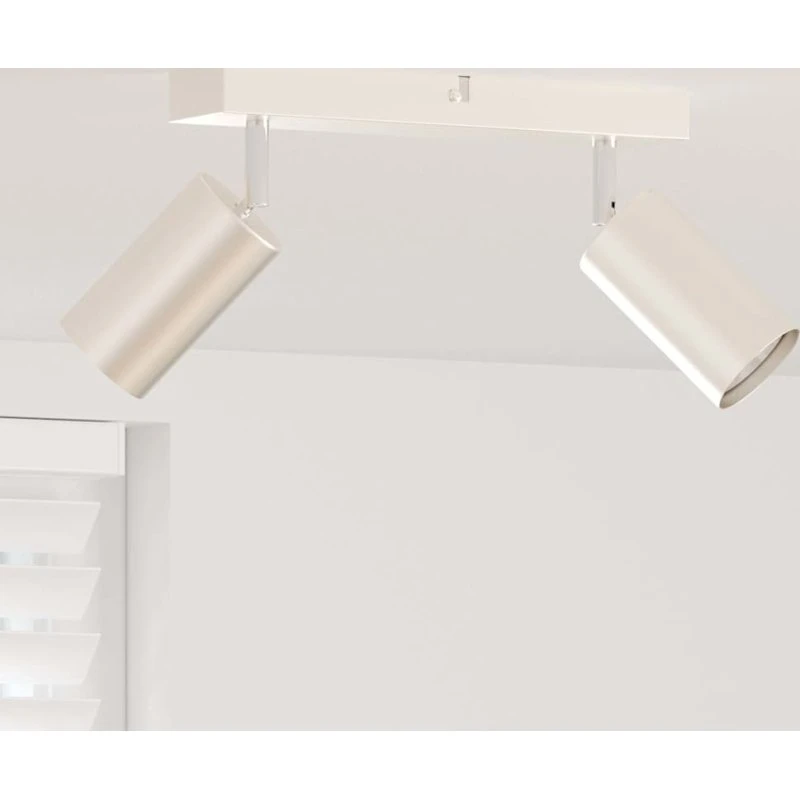 vidaXL Loftsspot Børstet Nikkel 26 x 5,5 x 16,5 cm Stål