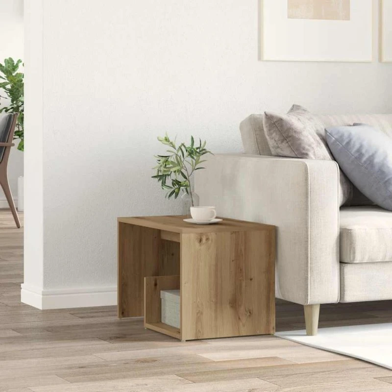 vidaXL Sidebord 59x36x38 cm Konstrueret Træ
