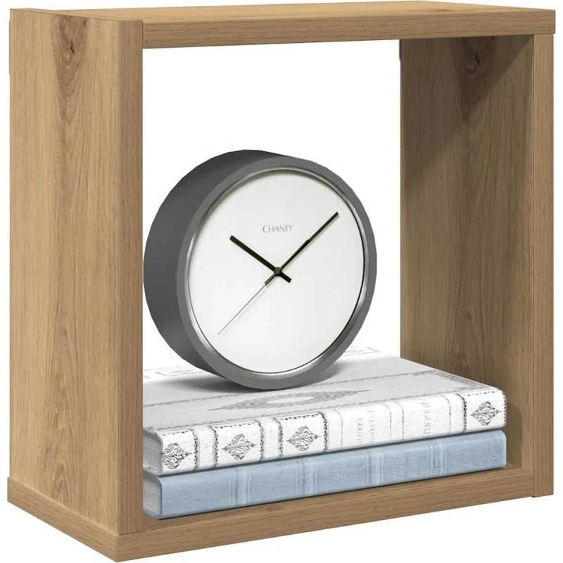 vidaXL Væghylder 6 stk. 30x15x30 cm Kubeformet Konstrueret Træ Kunsteg