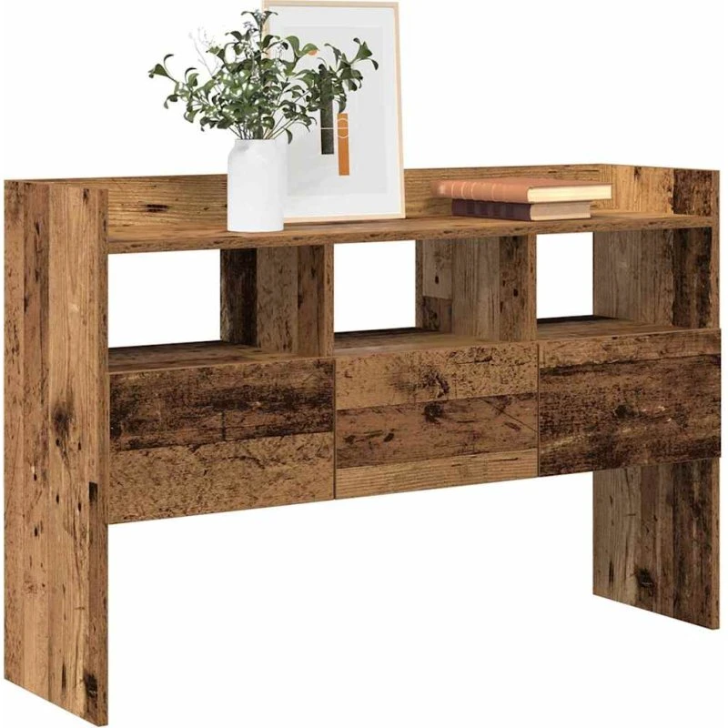 vidaXL Skænk 105x30x70 cm Konstrueret Træ Antikt Træ