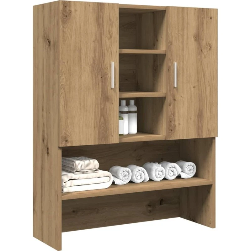 vidaXL vaskemaskineskab 70,5x25,5x90 cm kunsteg