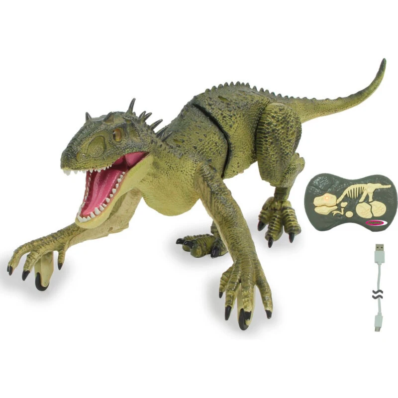 JAMARA Dinosaur Exoraptor RC 2,4GHz – fjernstyret dino (grøn)