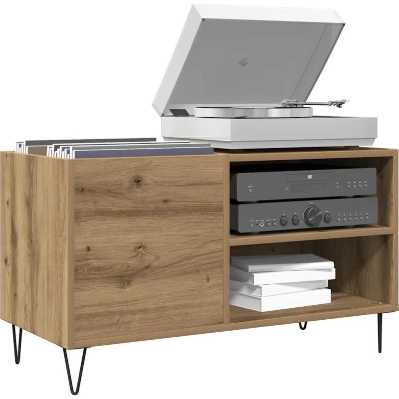 vidaXL Vinylskab 84,5x38x48 cm Konstrueret Træ