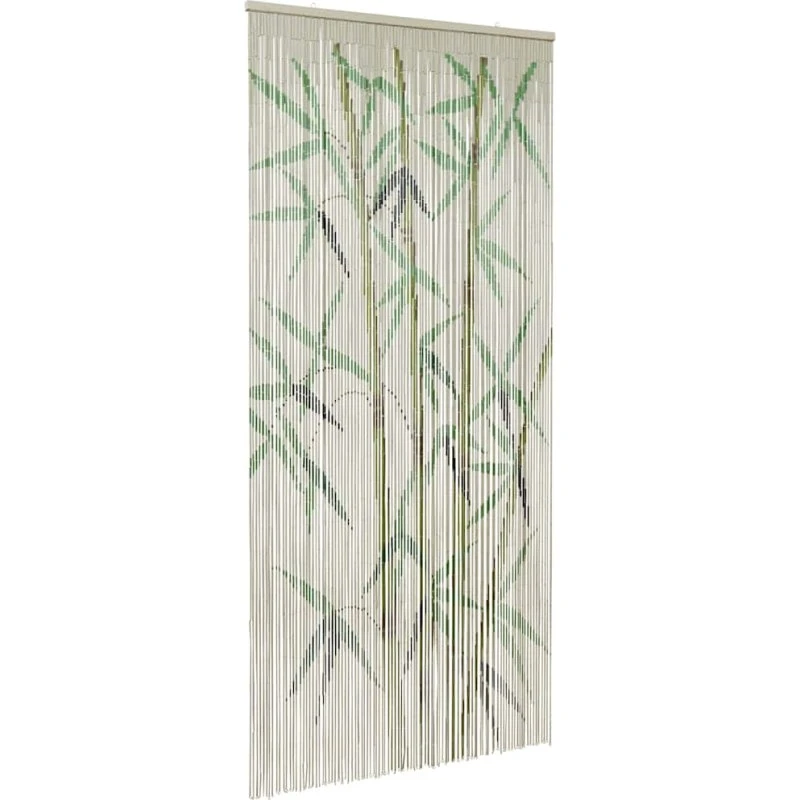 vidaXL Insektgardin Bambus Print 100x220 cm