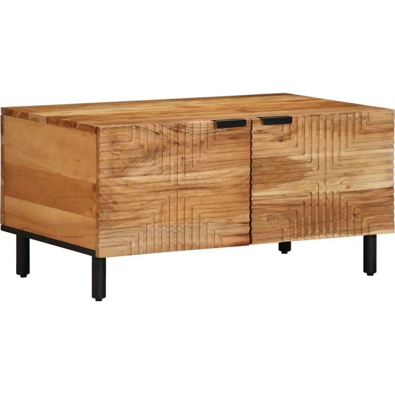 vidaXL Sofabord 80x50x40 cm massivt akacietræ
