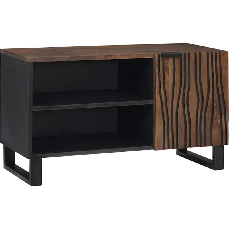 vidaXL TV-enhed i valnød 80 x 33 x 46 cm