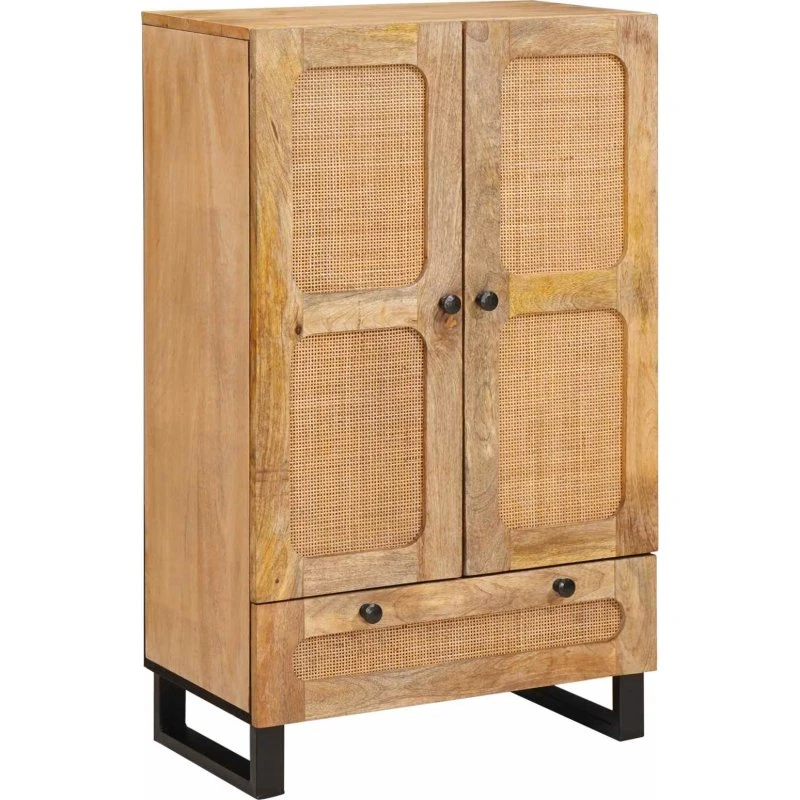 vidaXL Highboard med skuffe Brun 40 x 33 x 110 cm