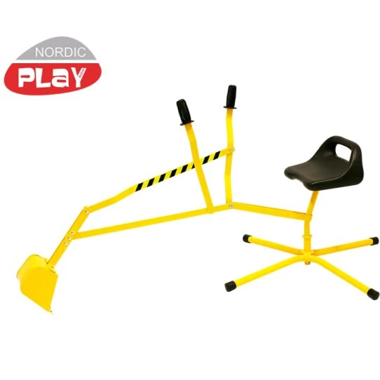 Nordic Play Active gravemaskine til sandkasse, gul/sort