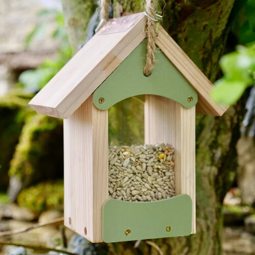 Wildlife World foderhus i ubehandlet FSC-træ